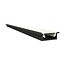 Harmony Profiles Schwarzes LED-Einbauprofil 15 mm x 6 mm mit Abdeckung für LED-Streifen – 308SCHWARZ | Präzise Aluminiumschiene für indirekte Beleuchtung, 15 mm Breite, 6 mm Höhe, ideal für moderne Lichtlösungen