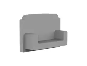 Endkappen ohne Kabeleinführung für LED Profil STUC200 – passend für LED Streifen