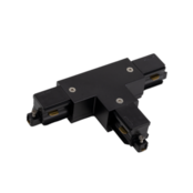 1-Phasen-Schienen-T-Verbinder - Rechtsanschluss - Schwarz - Für LED-Streifen & Beleuchtungssysteme - 230V, 10A - Einfache Montage - Kompatibel mit Hutschienen 1-Phasen-Schienen-T-Verbinder - Rechtsanschluss - Schwarz - Für LED-Streifen & Beleuchtungssysteme - 230V, 10A - Einfache Montage - Kompatibel mit Hutschienen