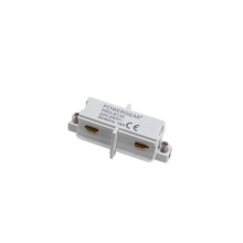 1-Phasen Schienenverbinder – Weiß | LED Schienensystem Verbindung