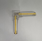 120 LEDs/m LED-Streifen mit L-Winkelverbinder, 8 mm Breite – Hochwertiger Eckverbinder für präzise LED-Installationen