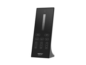 MiBoxer Y1 LED Funk-Fernbedienung Tischmodell + schwarze Wandhalterung – 3 Zonen – einfarbig