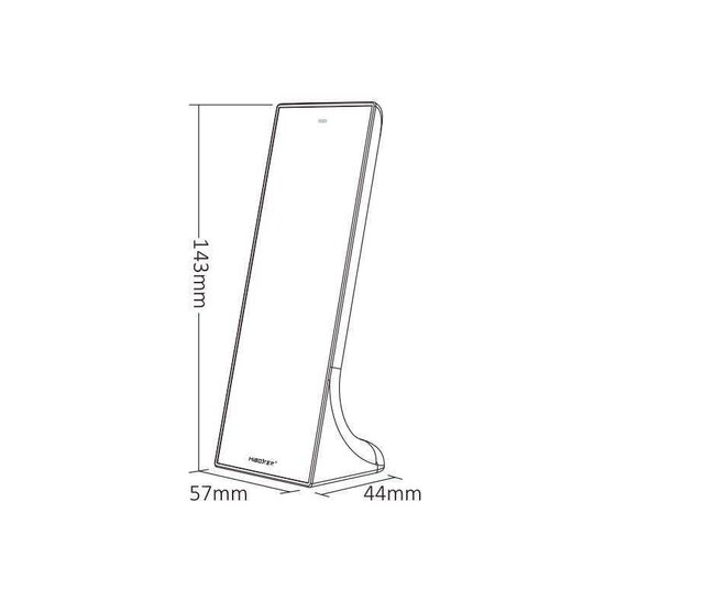 Design LED-Fernbedienung Tischmodell + Schwarze Wandhalterung für einfarbige LED-Streifen – 3 Zonen – Miboxer Y1 – Ideal für RGB-LED-Beleuchtung Design LED-Fernbedienung Tischmodell + Schwarze Wandhalterung für einfarbige LED-Streifen – 3 Zonen – Miboxer Y1 – Ideal für RGB-LED-Beleuchtung