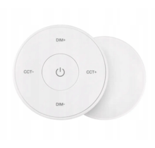 Kabellose Mini LED-Fernbedienung MiBoxer K2S Weiß – Steuerung für LED-Streifen, einfarbig & Dual White, 2,4 GHz Funk, 20 m Reichweite, kompatibel mit Smart-Home-Systemen, inkl. Batterie
