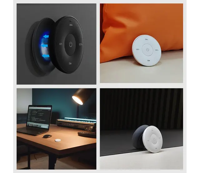 Draadlose Mini LED-Fernbedienung Miboxer K2S-B Schwarz – Steuerung für LED-Streifen, RGB & RGBW, 2,4 GHz, 10 m Reichweite, kompatibel mit Smart-Home-Systemen, inkl. Batterien Draadlose Mini LED-Fernbedienung Miboxer K2S-B Schwarz – Steuerung für LED-Streifen, RGB & RGBW, 2,4 GHz, 10 m Reichweite, kompatibel mit Smart-Home-Systemen, inkl. Batterien