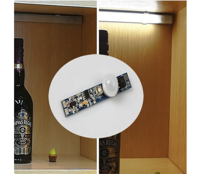 Einstellbares LED-Profil mit PIR-Sensor – SPIR002T | 24V LED-Streifen, 500-3000 lm, 2700-6500K, IP20, 2000 mm, dimmbar, Bewegungsmelder, Nachtabschaltung, Helligkeits- und Zeitregelung Einstellbares LED-Profil mit PIR-Sensor – SPIR002T | 24V LED-Streifen, 500-3000 lm, 2700-6500K, IP20, 2000 mm, dimmbar, Bewegungsmelder, Nachtabschaltung, Helligkeits- und Zeitregelung