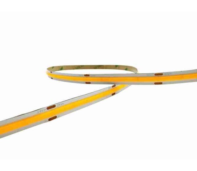 PRO COB LED Streifen Orange 8W 1050LM 480 LEDs/m 24VDC IP20 - 5m | Hochwertiger COB LED-Streifen mit 480 LEDs pro Meter, 1050 Lumen, 24V Gleichstrom, ideal für Akzentbeleuchtung PRO COB LED Streifen Orange 8W 1050LM 480 LEDs/m 24VDC IP20 - 5m | Hochwertiger COB LED-Streifen mit 480 LEDs pro Meter, 1050 Lumen, 24V Gleichstrom, ideal für Akzentbeleuchtung