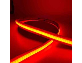 PRO COB LED Streifen Rot 8W 1050LM 480 LEDs/m 24V DC IP20 – 5m