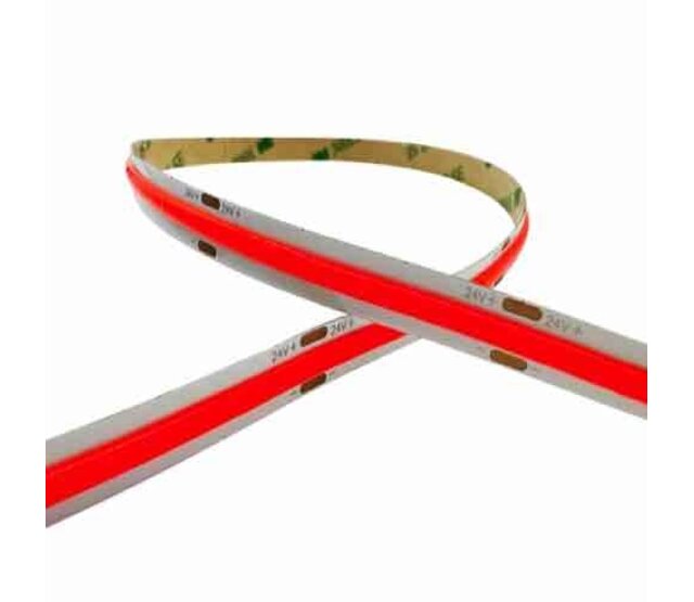 PRO COB LED Streifen Rot 8W 1050LM 480 LEDs/m 24VDC IP20 – 5 Meter, Hochleistungs-LED-Band für Innenbeleuchtung, energieeffizient & langlebig PRO COB LED Streifen Rot 8W 1050LM 480 LEDs/m 24VDC IP20 – 5 Meter, Hochleistungs-LED-Band für Innenbeleuchtung, energieeffizient & langlebig