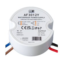 Steckernetzteil Mini LED Trafo 30W 12V 2,5A – IP67 wasserdicht – AF3012Y
