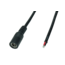 LED-Netzteil-Stromkabel Luksus DC-Verlängerungskabel, 100 cm, 2x0,5 mm², weiblicher Stecker 2,1x5,5 mm, SPOSDC-Y-S21-1.0 – ideal für LED-Beleuchtung 12V/24V