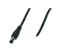 DC-Stecker Verlängerungskabel 100cm, 5,5 x 2,1 mm, Male auf Female, für LED-Streifen, Netzteil & mehr – SPOSDC-Y-P21S-1.0, robust & präzise