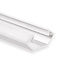 LED-Profile Luksus Weißes LED-Eckprofil C23.2 mit opaler Klickabdeckung, 1 oder 2 m