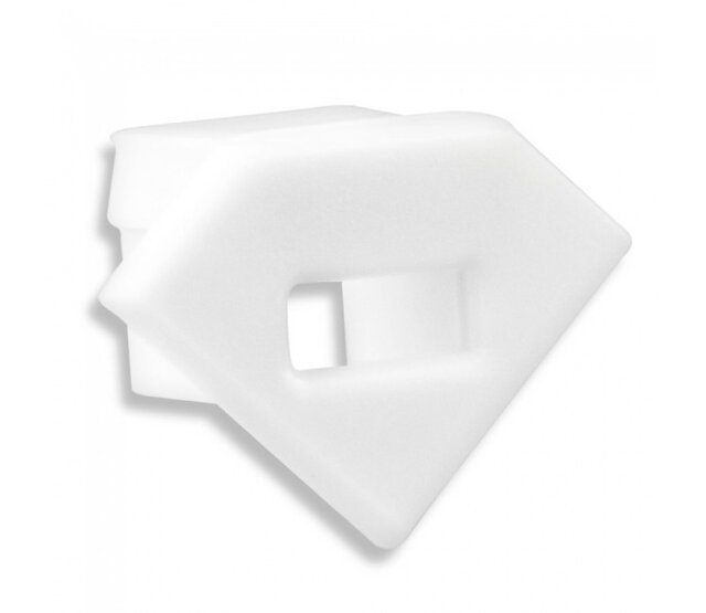 Aluminium Endkappe mit Kabeldurchführung für LED Streifen – C23ALU, 23 mm, IP20, passend für LED-Profile, einfache Montage, robustes Design, ideal für Innenbeleuchtung Aluminium Endkappe mit Kabeldurchführung für LED Streifen – C23ALU, 23 mm, IP20, passend für LED-Profile, einfache Montage, robustes Design, ideal für Innenbeleuchtung