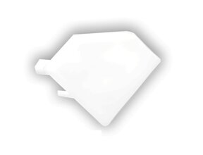 Endkappe ohne Kabeldurchführung – C23.2 WEISS für LED Streifen