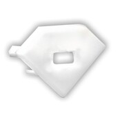 LED-Endkappe mit Kabeldurchführung - C23.2WEISS | IP67-Schutz | 24V DC | 8mm Durchmesser | Kompatibel mit LED-Streifen | Weiß | Dauerhaftes Anschlusskabel | Einfache Montage