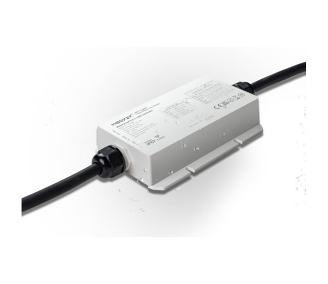 Wasserdichter WiFi + 2,4 GHz LED-Controller 12–24V 20A für LED-Streifen, optional mit Fernbedienung WL5-WP – IP67, dimmbar