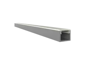 SLIM LED Aluminium-Profil 10x8 mm mit opaler Klick-Abdeckung – SLIM308ALU