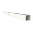 LED Gigant LED-Profile SLIM308 Weiß LED-Aluminiumprofil 10 mm x 8 mm mit Klick-Abdeckung für LED-Streifen – SLIM308WEISS, schmal, hochwertig, weiß, 10 mm Breite, 8 mm Höhe, optimale Lichtverteilung, Montagezubehör inklusive