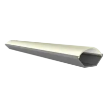 LED Eckprofil mit runder Klickabdeckung 28,65 x 16,05 mm für LED Streifen – C33ALU