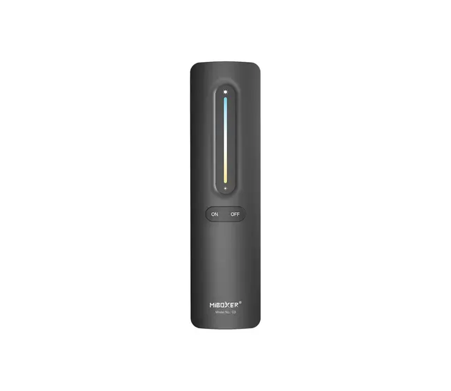 Funkfernbedienung für CCT/Dual-Weiß LED-Streifen – 1 Zone – Miboxer C3 – Steuerung von Farbtemperatur & Helligkeit – Ideal für RGBW-LED-Beleuchtung – Kompatibel mit 12V/24V LED-Streifen – Einfache Installation Funkfernbedienung für CCT/Dual-Weiß LED-Streifen – 1 Zone – Miboxer C3 – Steuerung von Farbtemperatur & Helligkeit – Ideal für RGBW-LED-Beleuchtung – Kompatibel mit 12V/24V LED-Streifen – Einfache Installation