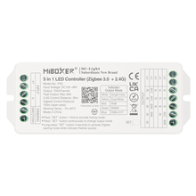 PRO Zigbee LED-Controller 5-in-1 – für Single Color/Dual White/RGB/RGBW/RGBWW/RGBCCT LED-Streifen 12-24-48V – PZ5