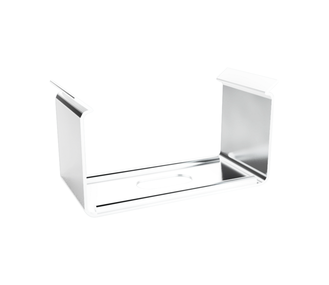 Montageklammer für LED-Aluminiumprofile 304alu, 304weiß, 304schwarz  – Universelle Befestigung für LED-Profile, geeignet für 20mm breite Profile, robuste Halterung aus Metall, einfache Installation Montageklammer für LED-Aluminiumprofile 304alu, 304weiß, 304schwarz  – Universelle Befestigung für LED-Profile, geeignet für 20mm breite Profile, robuste Halterung aus Metall, einfache Installation