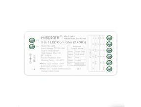 5-in-1 LED Streifen Controller - 1 Zone - PRO - MiBoxer SR5 Dimmer