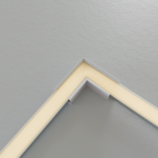 Eckverbinder 90° Silber für LED Profil 301 Silber mit 2 Madenschrauben M5 x 4