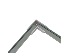 Eckverbinder 90° Schwarz für LED Profil 301 Schwarz inkl. 2 Madenschrauben M5 x 4