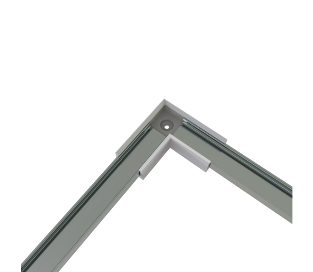 Eck Verbinder 90° Schwarz für LED Profil 301Schwarz incl 2 madenschrauben M5 x 4 Eck Verbinder 90° Schwarz für LED Profil 301Schwarz incl 2 madenschrauben M5 x 4