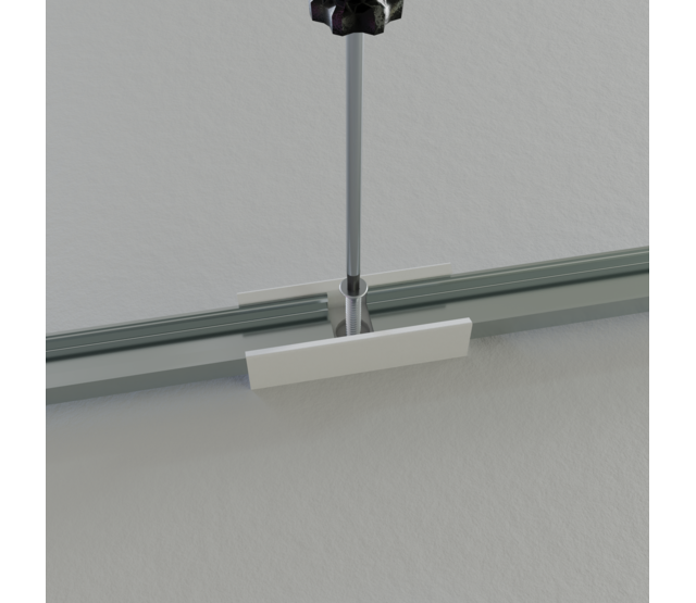 Verbinder 180° Weiss für LED Profil 301Weiss inkl. 2 Madenschrauben M5 x 4
