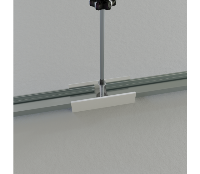 Verbinder 180° Schwarz für LED Profil A1 Schwarz incl. 2 Madenschrauben M5 x 4
