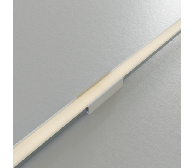 Verbinder 180° Schwarz für LED Profil A1 Schwarz incl. 2 Madenschrauben M5 x 4