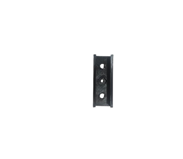 Verbinder 180° Schwarz für LED Profil A1 Schwarz incl. 2 Madenschrauben M5 x 4