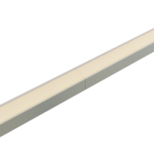 Verbinder 180° Silber für LED Profil 302 Silber inklusive 2 Madenschrauben M5 x 4