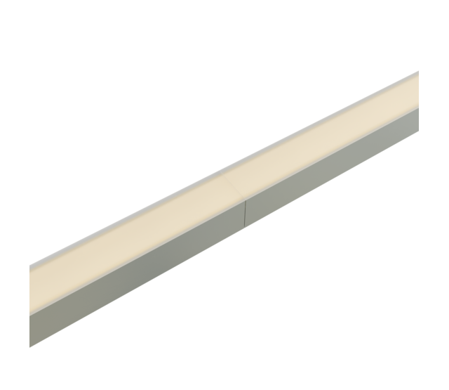 Verbinder 180° Silber für LED Profil 302 Silber inklusive 2 Madenschrauben M5 x 4