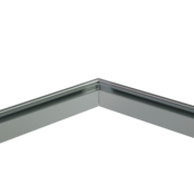 Eckverbinder 120° Weiß für LED Profil 302 Weiß inkl. 2 Madenschrauben M5 x 4