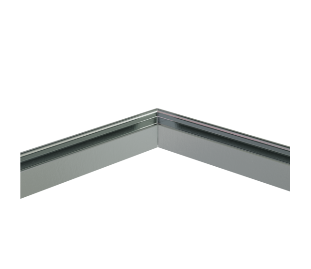 Eckverbinder 120° Weiß für LED Profil 302 Weiß inkl. 2 Madenschrauben M5 x 4