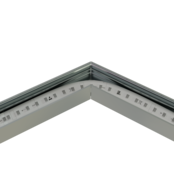 Eckverbinder 120° Weiß für LED Profil 302 Weiß inkl. 2 Madenschrauben M5 x 4