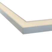 Eckverbinder 120° Weiß für LED Profil 302 Weiß inkl. 2 Madenschrauben M5 x 4
