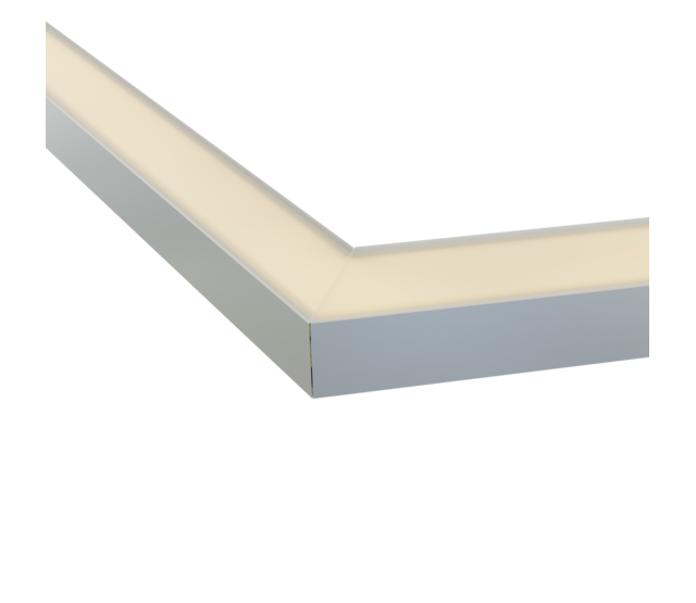Eckverbinder 120° Weiß für LED Profil 302 Weiß inkl. 2 Madenschrauben M5 x 4