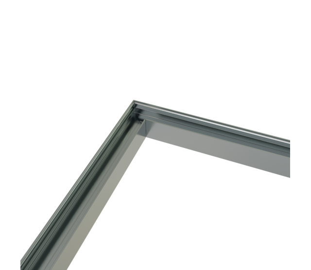 Eckverbinder 120° Schwarz für LED Profil 302Schwarz mit 2 Madenschrauben M5 x 4
