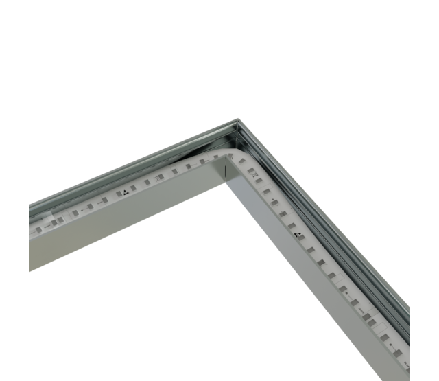 Eckverbinder 120° Schwarz für LED Profil 302Schwarz mit 2 Madenschrauben M5 x 4