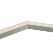 Eckverbinder 135° Silber für LED Profil 302Silber inklusive 2 Madenschrauben M5 x 4