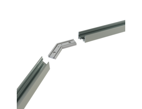 Eckverbinder 135° Weiß für LED Profil 302 Weiß