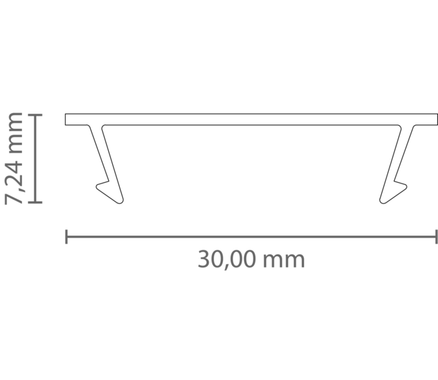 10 Meter LED-Profil-Abdeckung - Opal - XL304, XL306 10 Meter LED-Profil-Abdeckung - Opal - XL304, XL306