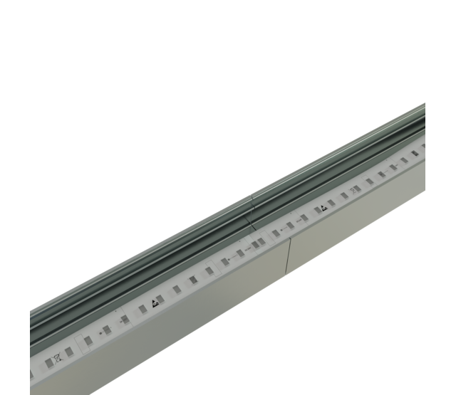 Verbinder 180° Weiß für LED Profil 318 Weiß inklusive 2 Madenschrauben M5 x 4