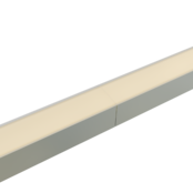 Verbinder 180° Weiß für LED Profil 318 Weiß inklusive 2 Madenschrauben M5 x 4