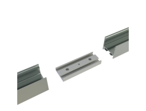 Verbinder 180° Schwarz für LED Profil 318Schwarz